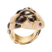 Slangvormige Ring met Gouden Afwerking Roberto Cavalli , Yellow , Dame...