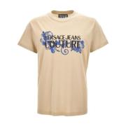 Stijlvolle T-shirts en Polos Collectie Versace Jeans Couture , Beige ,...