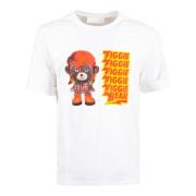 Wit Katoenen T-Shirt Neil Barrett , White , Heren