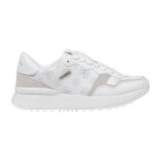 Lente/Zomer Damesneakers Collectie Guess , White , Dames