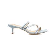 Blauwe Sandalen voor Dames Michael Kors , Blue , Dames