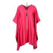 Elegante Polyester Jurk Simona Corsellini , Pink , Dames