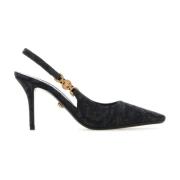 Barocco Jacquard Medusa Pumps Versace , Black , Dames