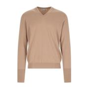 Stijlvolle V-hals Pullover Sweater Ballantyne , Beige , Heren