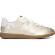 Gouden Parel Leren Sneakers Fred De La Bretoniere , Yellow , Dames