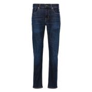 Slim Fit Jeans 7 For All Mankind , Blue , Heren