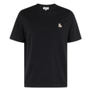 Vos Patch T-shirt Maison Kitsuné , Black , Heren