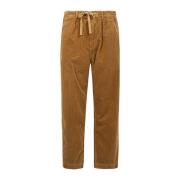 Geplooide Corduroy Broek Polo Ralph Lauren , Brown , Heren