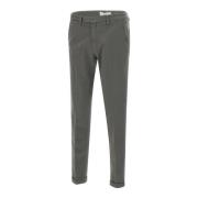 Grijze Stretch Katoenen Broek Briglia , Gray , Heren