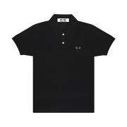 Klassiek Poloshirt in Diverse Kleuren Comme des Garçons , Black , Here...