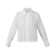 Blouse met lange mouwen en Gufo-Sh Sisters Point , White , Dames