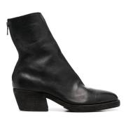 Westers Stijl Leren Laars Guidi , Black , Heren