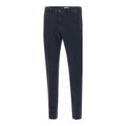 Blauwe Katoenen Stretchbroek Briglia , Blue , Heren