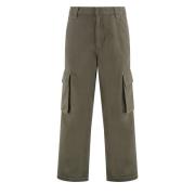 Cargo broek met meerdere zakken Agolde , Green , Heren