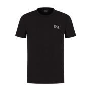 Minimalist Logo Tee Emporio Armani EA7 , Black , Heren