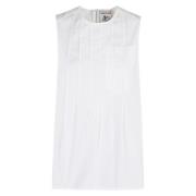 Elegante Bloemenjurk Semicouture , White , Dames