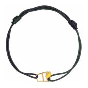 Emaille Koord Armband Aliita , Green , Dames