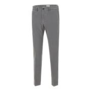 Grijze Katoenen Weefsel Broek Briglia , Gray , Heren