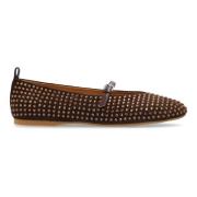 Strass Ballerina Maryjane Bruin Suède JW Anderson , Brown , Dames