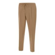 Heren Flanellen Broek in Bruin Briglia , Brown , Heren