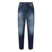 Blauwe Jeans 5 Zak Broek Dondup , Blue , Dames