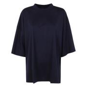 Korte mouw T-shirt in Branded stijl Studio Nicholson , Blue , Heren