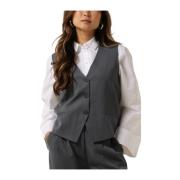 Grijze Endore Vest voor Vrouwen Envii , Gray , Dames