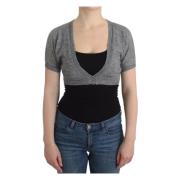 Grijze Alpaca Wol Bolero Jas Ermanno Scervino , Gray , Dames