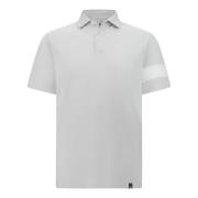 High-Performance Piqué Poloshirt Boggi Milano , Gray , Heren