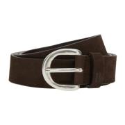 Casual Lederen Riem Boggi Milano , Brown , Heren