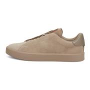 Suede Trainers Boggi Milano , Beige , Heren