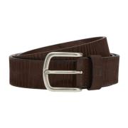 Uitgesneden Nubuck Riem Boggi Milano , Brown , Heren