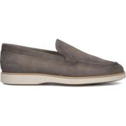 Grijze Suède Instappers, Model 25117 Magnanni , Gray , Heren