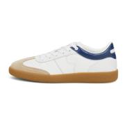 Tumbled leren sneakers Boggi Milano , White , Heren