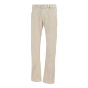 Bard Beige Canvas Broek Jacob Cohën , Beige , Heren