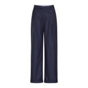 Elegant Suit Trousers Seaborne Ball , Blue , Dames