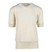 Wolmix Gebreide Trui Maison Margiela , White , Heren