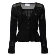 Zwarte Sweater Collectie Maglieria Genny , Black , Dames