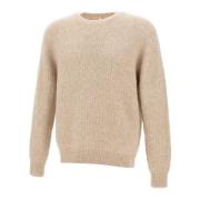 Zachte Wol Yak Sweater Beige Sunflower , Beige , Heren