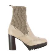 Beige Haklaarzen Dames Schoenen March23 , Beige , Dames