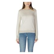 Lente/Zomer Dames Sweatshirts Collectie Liu Jo , Beige , Dames