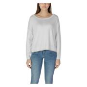 Lente/Zomer Dames Sweatshirt Collectie Liu Jo , White , Dames