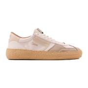 Klassieke witte vegan leren sneakers Puraai , White , Dames