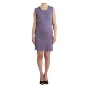 Elegante Paarse Katoenen Jurk John Galliano , Purple , Dames