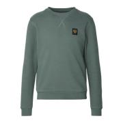 Mineral Green Klassieke Sweater Belstaff , Green , Heren