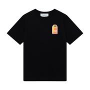 Gradient L'Arche T-Shirt Casablanca , Black , Heren