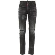 Stijlvolle Denim Jeans Dsquared2 , Black , Heren