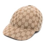 Stijlvolle Hoedenbasis voor Modieuze Looks Gucci , Brown , Unisex