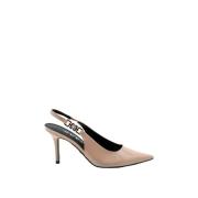 Lak Slingback Leren Hoge Hakken Guess , Pink , Dames