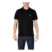 Polo Shirt Korte Mouw Collectie Lacoste , Black , Heren